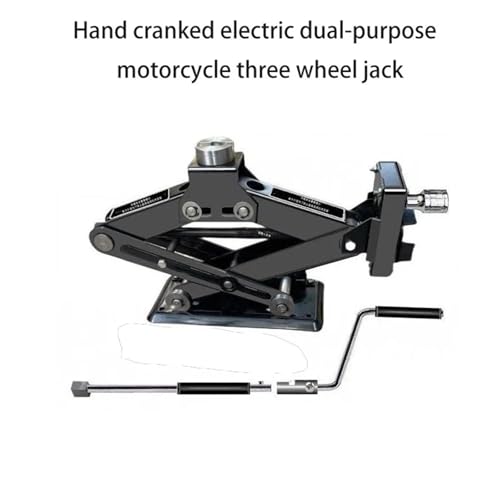 Cric ciseau pour voiture en panne : levage électrique double usage A2T