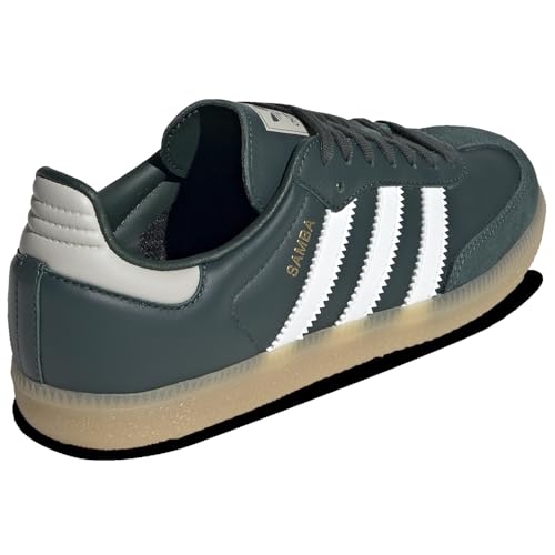 adidas Unisex-Child Ftwwht/Silgrn/Gum3 Samba OG J FTWR whiteCore Black/GUM5 6.5 US3