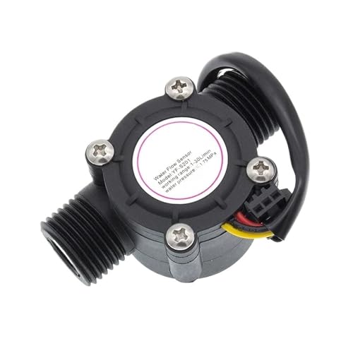 庭のホース散水メーター YF-S201 12V 流量計 DC5-18V 制御液体フローセンサースイッチ 1-30L/min 2.0MPa