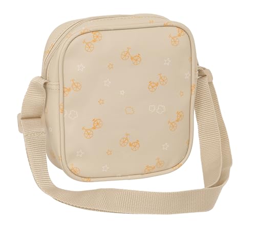 PREESCOLAR OSITO – Small Messenger Bag, Children's Shoulder Bag, Ideal for Children from 5 to 14 Years, Comfortable and Versatile, Quality and Resistance, 16 x 4 x 18 cm, Beige, beige,, Beige,2