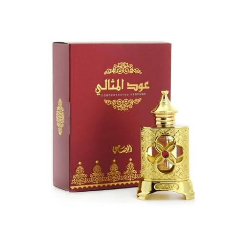 RASASI Oudh Al Methali for Men & Women (Unisex) I Concentrated Perfume Oil (Attar) 15 ML(0.51 oz) I Floral & Fruity Accord, Spices, Oudh & Woods I
