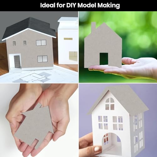 Image of A4 Grey Board 2mm (800 GSM) Thickness Pack of 5 Fine Finish Board