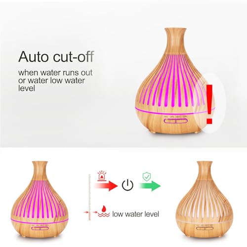 Difusor de aceites esenciales 400ml para habitación grande miniatura 6