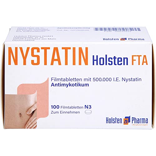 Nystatin Holsten FTA Filmtabletten mit 500.000 I.E. Nystatin 100 St. Tabletten