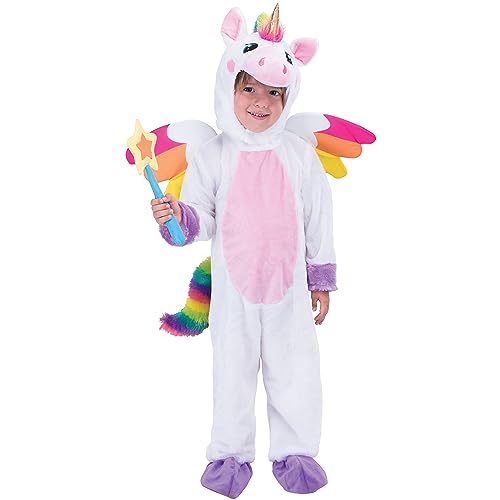 Spooktacular Creations Halloween Unicorn Costume Toddler, Unicorn Costume Girls with Wings and Star Wand for Dress up Party2