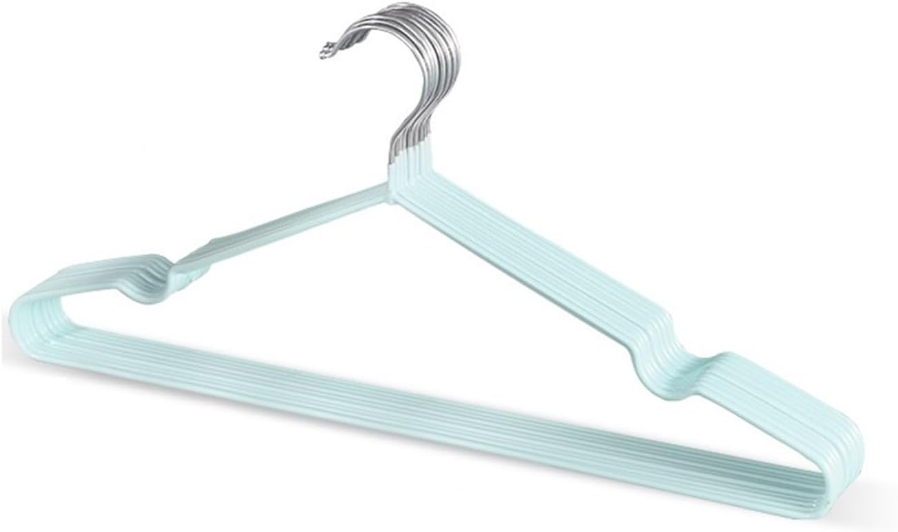 Hangers Clothing Rack ，Non-Slip Plastic Dip Hanger，Dormitory Household Clothes Hanger，Wet and Dry Children Clothes Drying Rack Clothes Hangers(Green)