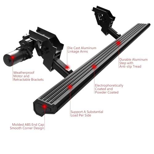Estribos laterales eléctricos APS para Jeep Wrangler JL 2018-2026 miniatura 3