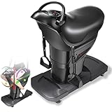 INTSUPERMAI Horse Riding Abdominal Exercise Machine 110V Electric Abdominal Fitness Exercise Machine with Safety Switch for Horse Riding Simulation and Abdominal Exercises