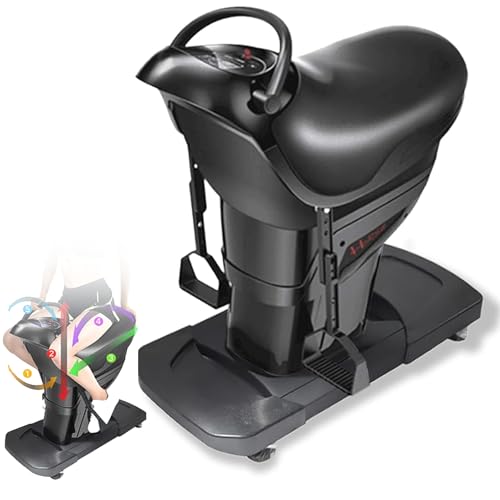 INTSUPERMAI Horse Riding Abdominal Exercise Machine 110V Electric Abdominal Fitness Exercise Machine with Safety Switch for Horse Riding Simulation and Abdominal Exercises