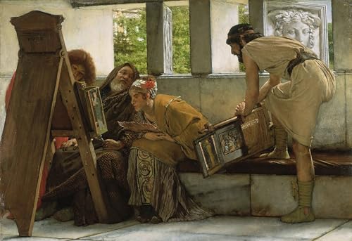 Cuadro en lienzo de Lawrence Alma Tadema, pintura mural para dormitorio y estudio, 60x90 cm