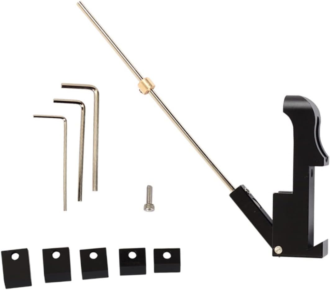 Toddmomy Professional Adjustable Metal Clicker Set for Recurve Signal Stick Accessories for Competitions and Training