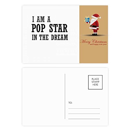 Cartes postales I am A Pop Star in The Dream Père Noël à envoyer en famille