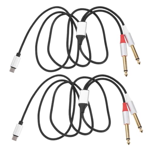 Câbles audio USB C vers 1/4 BESTonZON en matériau de haute qualité pour un son sans friture