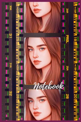Notebook: Cute Girl Millenial Retro Gen Z Style Colorful Notebook