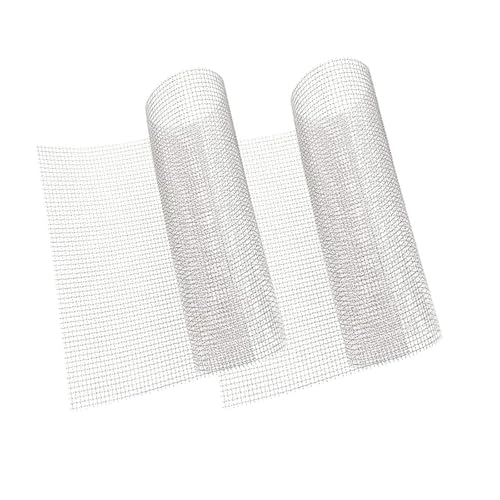 DFDPAXL 2 Pcs 20/100 Mesh Metal Mesh Sheet, Stainless Steel Woven Wire Mesh 20×30Cm Suitable for Home, Kitchen and Garden,100 mesh
