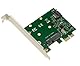 KALEA-INFORMATIQUE PCIe mSATA + SATA Controller Karte - SATA 3.0 / 6GB Schnittstelle