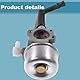 ZAMDOE Vergaser für Briggs & Stratton 110402 110412 215369 Pinnenmotor-Tuning-Kit mit 696065 697422 Vergaser-Luftfilterpatrone Zündkerze Kraftstoffschlauchdichtungen