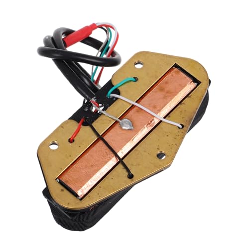 CATIEBYE エレキギターピックアップ ギターパート エレキギターのピックアップ ギターハムバッカー エレキギター部 ギターブリッジピックアップ エレキギター供給 Black 金属 プラスチック