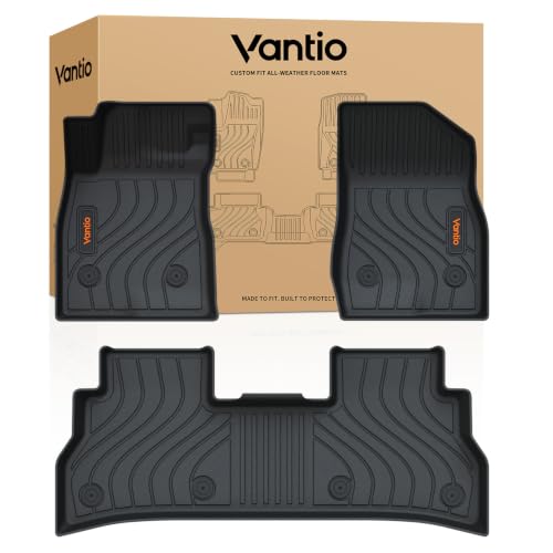 Image of Floor Mats for 2024-2025 2026 Chevrolet Chevy Trax / 2024-2026 Buick Envista, Custom Fit TPE All Weather Floor Liners for Trax LS /1RS /LT /2RS /ACTIV