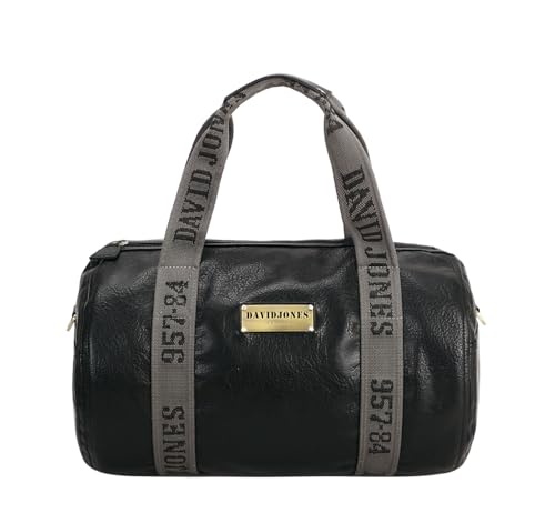David Jones - Sac polochon Femme Homme en Similicuir...