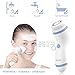 Waterproof Facial Cleansing Spin Brush Set with 4 Exfoliating Brush Heads - Complete Face Spa System by CLSEVXY - Face Scrubber for Gentle Exfoliation and Deep Scrubbing