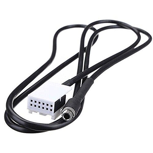 ATORSE 2X 3.5 Jack AUX Auxiliary Audio Input Kit Adapter Cable for E60 E61 E63 E64-image-0