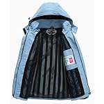 Women's Waterproof Lightweight Rain Jacket Windproof Breathable Trench Coat Detachable Hood Raincoats Outdoor Hiking Jacket - Image 4