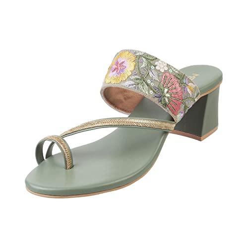 Image of Metro Women Fashion Heel Sandal (32-1745)