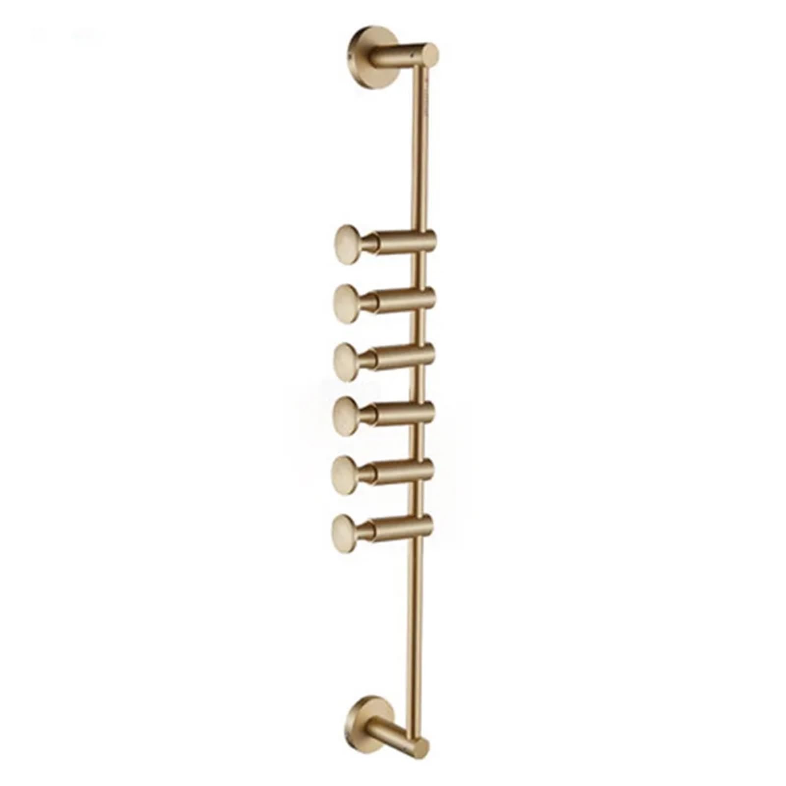 UALXPAO Brass Robe Hook Wall Mounted Brass Cloth Hanger Wall Hook