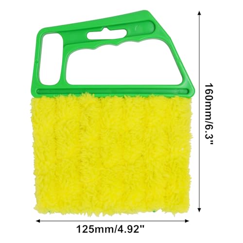 Image of 4pcs Blind Cleaner Duster Tool, Blind Duster for Vinyl Blinds Window Venetian 7 Finger Dusting Cleaner Brush for Window, Air Conditione Dust Dirt (Blue & Green)