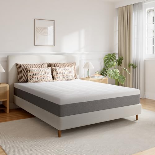 Image of Novilla Queen Size Mattress, 10 Inch Memory Foam Mattress Queen in a Box with Comfort Foam for Contour Support & Motion Isolation & Edge Support, CertiPUR-US Certified