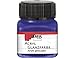 Produktbild Kreul 79207 - Acryl Glanzfarbe, 20 ml Glas in dunkelblau, glänzend-glatte Acrylfarbe zum Anmalen und Basteln, auf Wasserbasis, speichelecht, schnelltrocknend und deckend