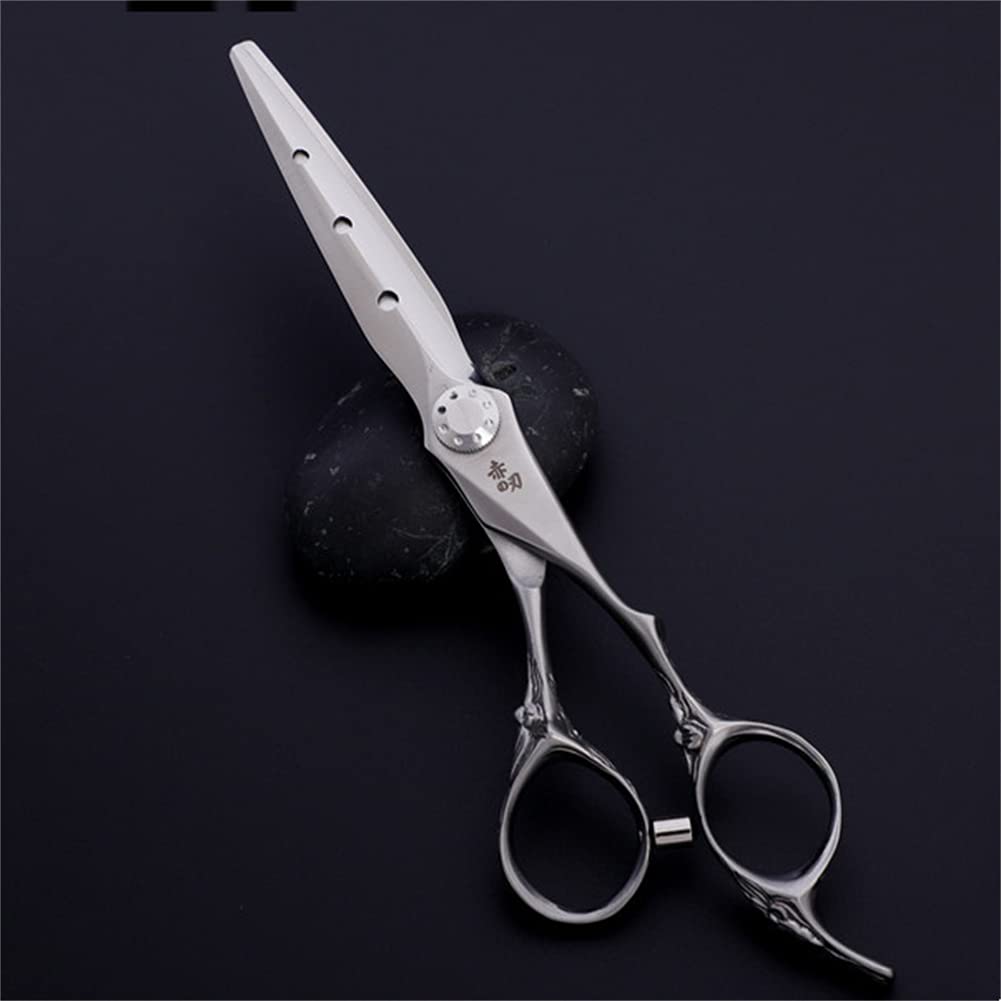 Ciseaux De Coupe De Cheveux en Acier Inoxydable 440C, Coupe-Cheveux De 6,0 Pouces Ciseaux De Toilettage De La Barbe, pour Coiffeur, Salon, Maison, Lumière Et Nette