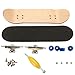 Wizsoula Fingerboard Finger Skateboards, Mini diapasón, Patineta de Dedos Profesional Maple Wood DIY Assembly Skate Boarding Toy, Juegos de Deportes Kids