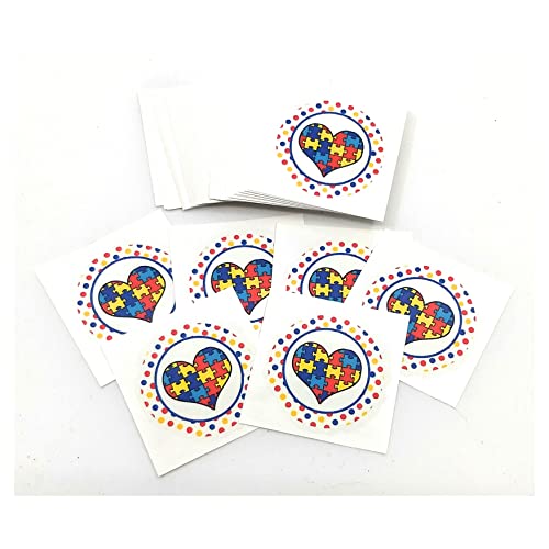 Autism Awareness Acceptance Tattoo Bundle (100 Tattoos)
