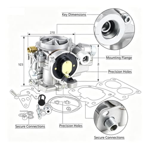 Carburador marino de 2 barriles soluciona arranques en frío en motores de 4.3L y 5.7L 3