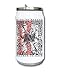 Deadly King of Spades Reaper Art izolowany próżniowo termos pojemnik na napoje 350 ml