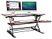 Halter Cherry Height Adjustable 36 Inch Stand Up Desk Preassembled Sit/Stand Desk Elevating Desktop ED-285