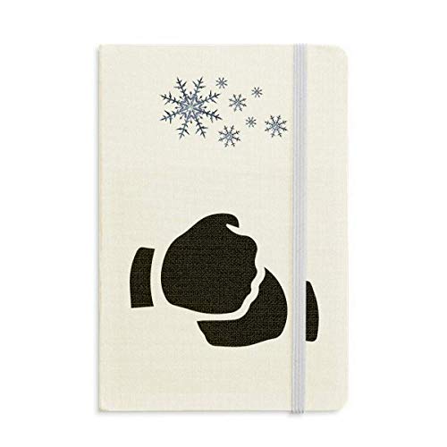 Carnet épais Salute Gesture d'exception au design flocon de neige raffiné