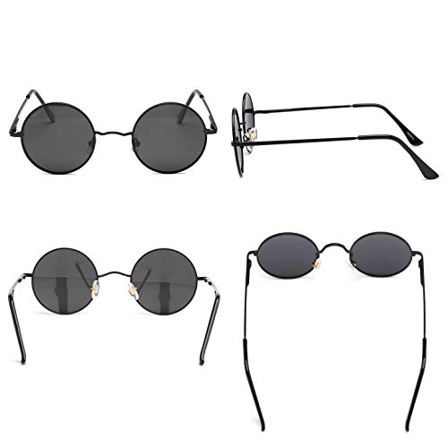 Image of Vintage Small Round Polarized Hippie Sunglasses for Men Women Circle Sun Glasses NP1002