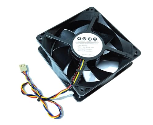 Image of Fourdot 120mm 5Inch Cabinet Cooling Fan 12V Model 12038 (PWM Motherboard Connector)
