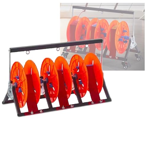 Support de bobines de fil durable pour gestion efficace des câbles