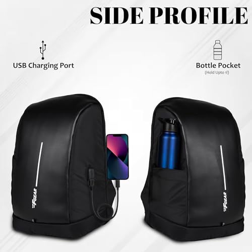 F Gear Siroco 23L Black Laptop Backpack - Image 4