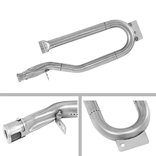 Kalomo Stainless Steel Gas Grill Parts Heat Plate Shield Heat Tent Burner Cover, Grill Burner Pipe Tube Replacement Kit for Members Mark BQ05046-6, Outdoor Gourmet BQ05046-6A, Sams Club BQ06W03,3-Pack