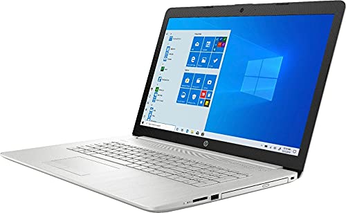 Image of HP 17.3 inch Full HD (1920 x 1080) Laptop, Intel Core i5-1135G7, 8GB RAM, 256GB SSD, Windows 10 Home, Natural Silver (17-by4633dx)