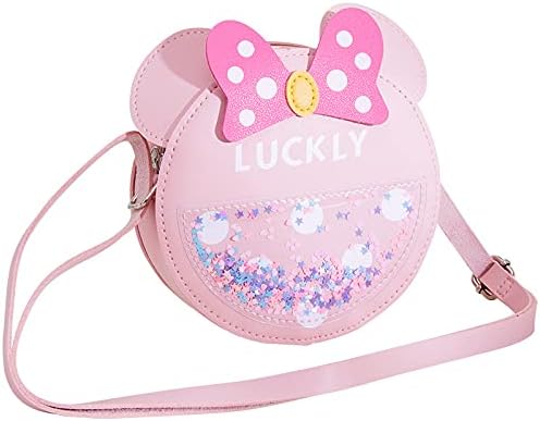 iNszkoos Teens Girls Kids Students Cute Cartoon Theme Mini Shoulder Bags Cross Body Bags Leather Key Coin Cell Phone Purse Small Wallet Pouches Clutch Handbag Gifts Bag for Girls