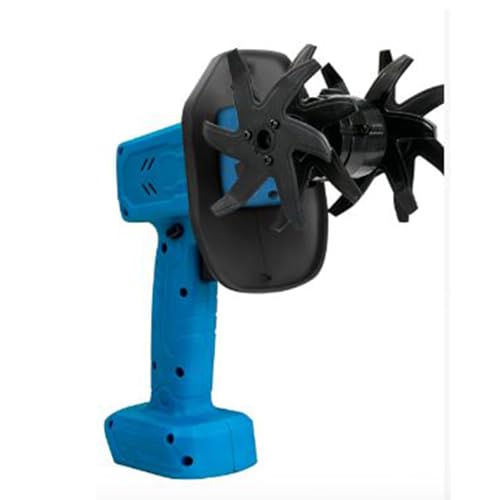 Motoazada Bateria Compatible con Makita 18V Batería, Motocultor Electrico 235 RPM, 10cm Ancho de Trabajo 10cm Profundidad, motocultivador para Jardín Huerto labranza del Suelo (sin batería)