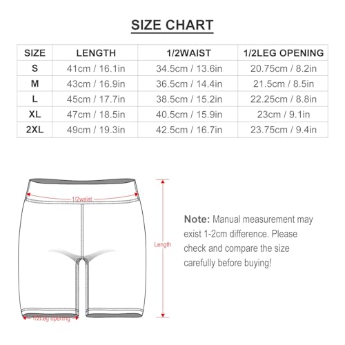 PrelerDIY Short feminino de cintura alta para treino, esportes, corrida, caminhada, motociclista, io