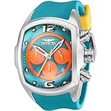 Invicta 47mm ルパレボリューション 子犬 エディション クォーツ クロノグラフ 日付 オレンジ ブルー 腕時計 (36965)