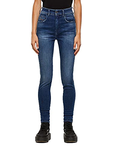 Diesel D-slandy-High L.30 Pantaloni Jeans, 01 Blu...